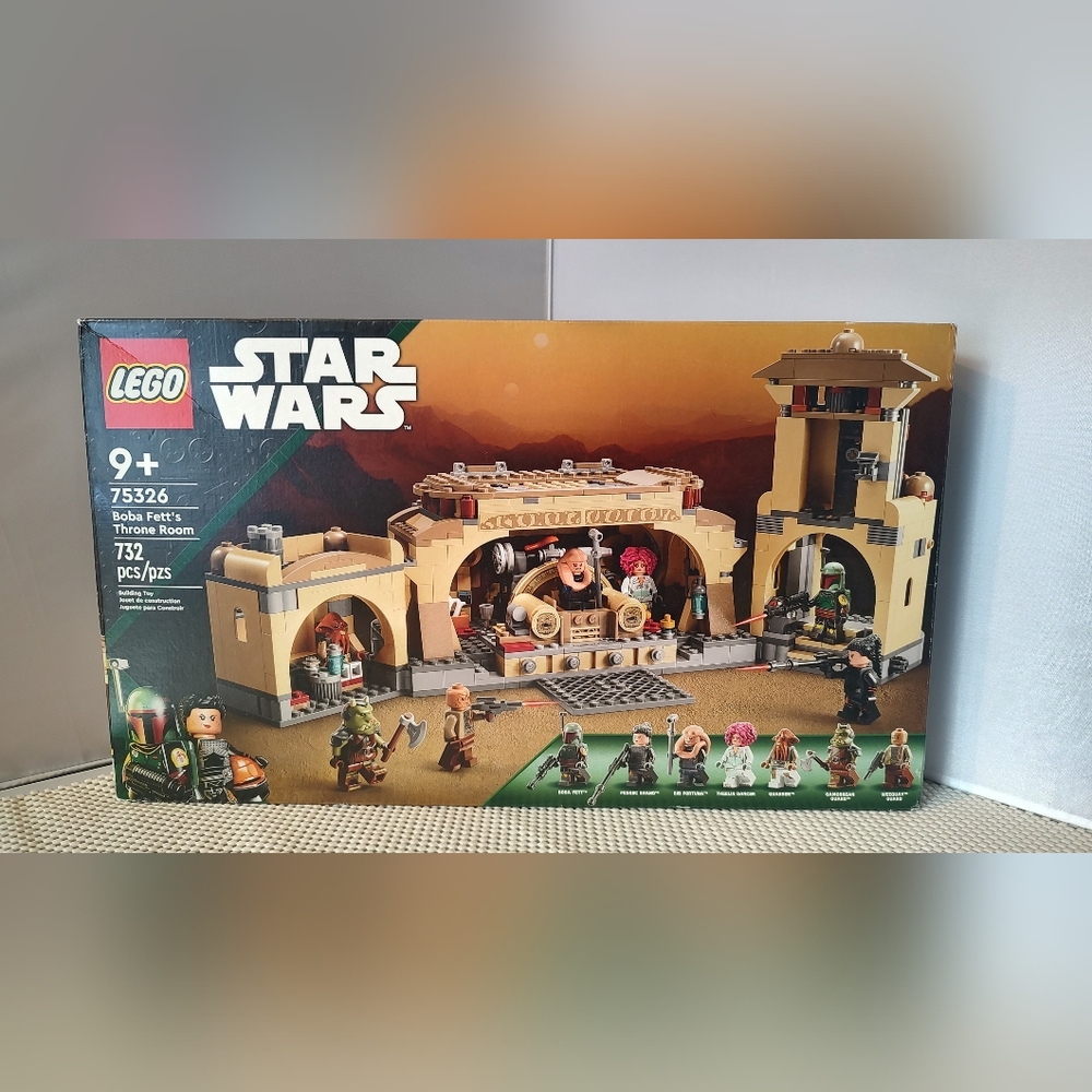 Lego Star Wars Boba Fett's Throne Room 75326 NWT Building Toy Set